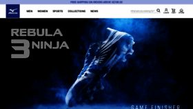 What Mizuno.asia website looked like in 2019 (4 years ago)