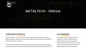 What Metaltech-omega.com website looked like in 2019 (4 years ago)