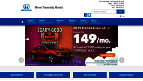 What Moonhonda.com website looked like in 2019 (4 years ago)