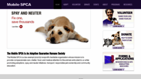 What Mobilespca.org website looked like in 2019 (4 years ago)