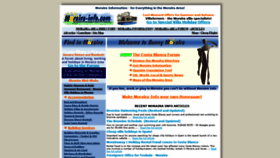 What Moraira-info.com website looked like in 2019 (4 years ago)