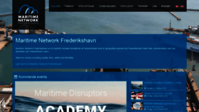 What Maritimenetwork.dk website looked like in 2019 (4 years ago)