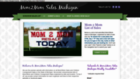 What Mom2momsalesmichigan.com website looked like in 2019 (4 years ago)
