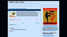 What Mp3mediafire.blogspot.com website looked like in 2019 (4 years ago)