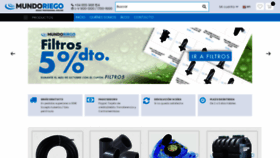 What Mundoriego.es website looked like in 2019 (4 years ago)
