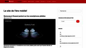 What Mobiworld.fr website looked like in 2019 (4 years ago)
