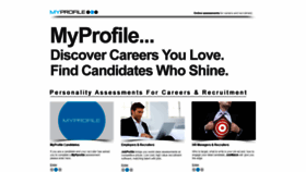 What Myprofile.com.au website looked like in 2019 (4 years ago)