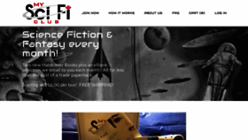 What Myscificlub.com website looked like in 2019 (4 years ago)