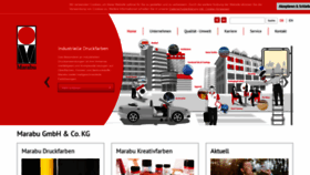 What Marabu.de website looked like in 2019 (4 years ago)