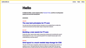 What Maketea.co.uk website looked like in 2019 (4 years ago)
