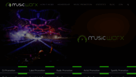 What Musicworxmedia.com website looked like in 2019 (4 years ago)