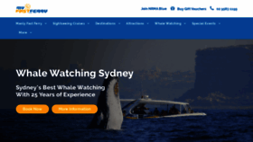 What Myfastferry.com.au website looked like in 2019 (4 years ago)