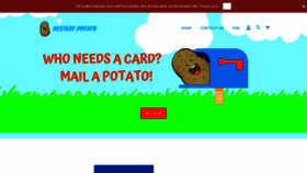 What Mysterypotato.com website looked like in 2019 (4 years ago)