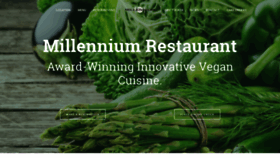 What Millenniumrestaurant.com website looked like in 2019 (4 years ago)