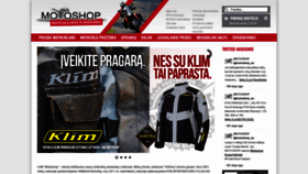 What Motoshop.lt website looked like in 2019 (4 years ago)