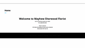 What Mayhewflorist.com website looked like in 2019 (4 years ago)