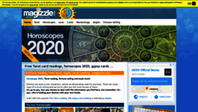 What Magizzle.com website looked like in 2019 (4 years ago)