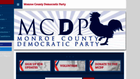 What Monroedems.org website looked like in 2019 (4 years ago)