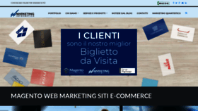 What Marketinginformatico.it website looked like in 2019 (4 years ago)