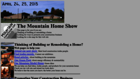 What Mountainhomeshow.com website looked like in 2019 (4 years ago)