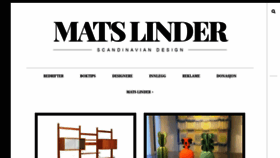 What Matslinder.no website looked like in 2019 (4 years ago)