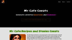 What Mycafecheat.com website looked like in 2019 (4 years ago)