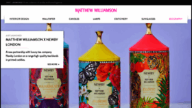 What Matthewwilliamson.com website looked like in 2019 (4 years ago)