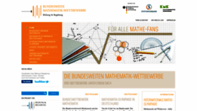 What Mathe-wettbewerbe.de website looked like in 2019 (4 years ago)