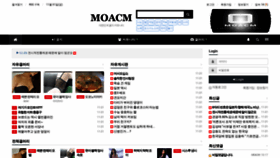 What Moacm.kr website looked like in 2019 (4 years ago)