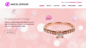 What Meiceljewelry.com website looked like in 2019 (4 years ago)