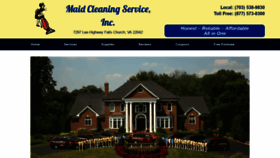 What Maidcleaningservice.com website looked like in 2019 (4 years ago)