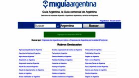 What Miguiaargentina.com.ar website looked like in 2019 (4 years ago)