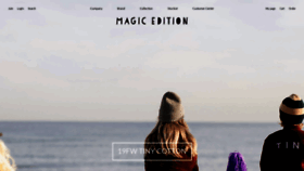 What Magicedition.com website looked like in 2019 (4 years ago)