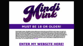 What Mindimink.com website looked like in 2019 (4 years ago)