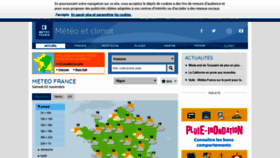 What Meteo.fr website looked like in 2019 (4 years ago)