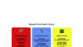 What Maswellparkdoctors.co.uk website looked like in 2019 (4 years ago)