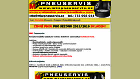 What Mkzpneuservis.cz website looked like in 2019 (4 years ago)