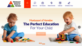 What Montessori-va.com website looked like in 2019 (4 years ago)