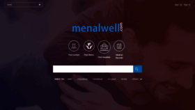 What Menalwell.com website looked like in 2019 (4 years ago)