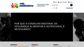 What Mobilizadores.org.br website looked like in 2019 (4 years ago)