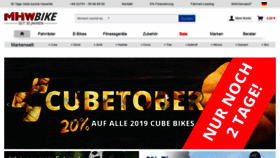 What Mhw-bike.de website looked like in 2019 (4 years ago)