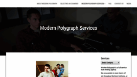 What Modernpolygraph.com website looked like in 2019 (4 years ago)