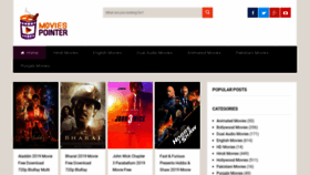 What Moviespointer.com website looked like in 2019 (4 years ago)