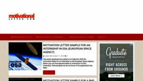 What Motivationalletter.com website looked like in 2019 (4 years ago)