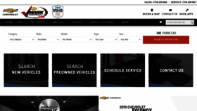 What Markchevrolet.com website looked like in 2019 (4 years ago)