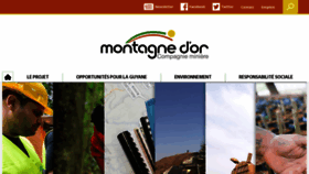 What Montagnedor.fr website looked like in 2019 (4 years ago)