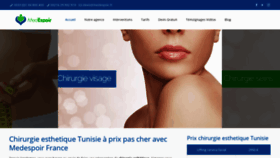What Medespoir.fr website looked like in 2019 (4 years ago)