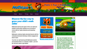 What Mathseeds.co.uk website looked like in 2019 (5 years ago)