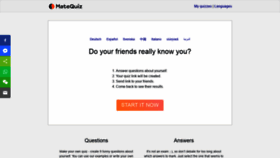 What Matequiz.com website looked like in 2019 (4 years ago)