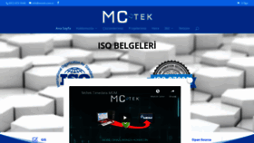 What Mctek.com.tr website looked like in 2019 (4 years ago)